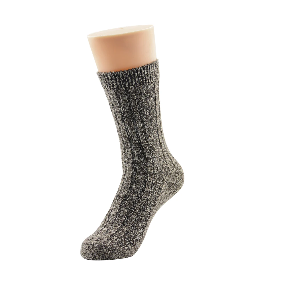 Мужские носки, шерсть, хлопок, повседневные, высокое качество, бриллиантовый узор, мужские носки, зимние, толстые, теплые, 5 пар, счастливые, дышащие мужские носки