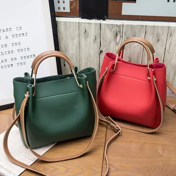 

2020 New Handbags European and American Fashion Bucket Bag Shoulder Diagonal Bag