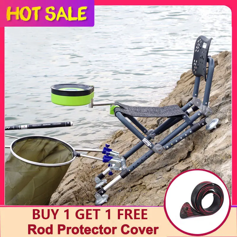 Adjustable Fishing Chair Aluminum Foldable Portable Alloy Today's only Purchase Extend
