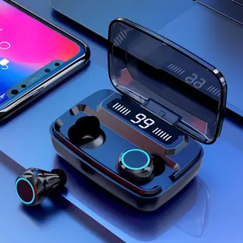 

M11 TWS LED Earphone with Digital Touch Screen Bluetooth 5.0 Wireless IPX7 Waterproof Sports