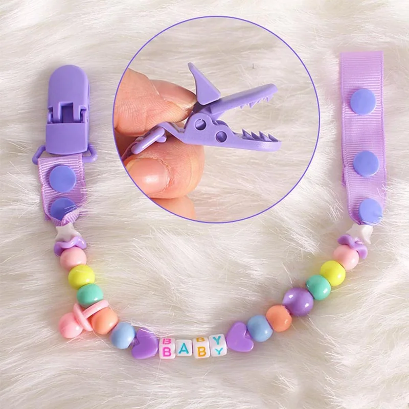 

Baby Pacifier Clip Chain For Boys Girls Pacifier Clips Holder Newborn Dummy Pacifier Chain Clip Holder Baby Nipple Feeding