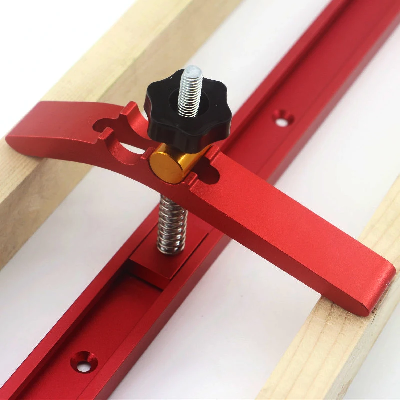 Woodworking T slot Miter Track Aluminum Alloy Clamping Blocks Jig Miter