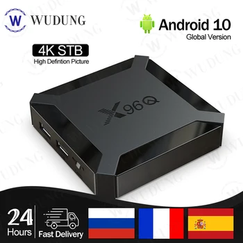 

2020 X96Q Android 10.0 Smart TV BOX 2GB 16GB Allwinner H313 Quad Core 4K VS X96 Mini Set top tv box only no app included