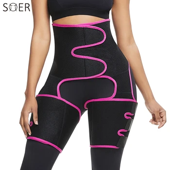 

SHER Neoprene Slim Thigh Trimmer Leg Shapers Fajas Slimming Belt Waist Trainer Sweat Shapewear Fat Burning Compress Thermo Belt
