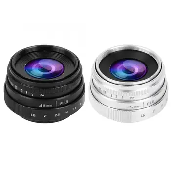 

35mm F1.6 CCTV C Mount Large Aperture Lens for NEX for /3 for Fuji for for Camera Universal 2 Colors