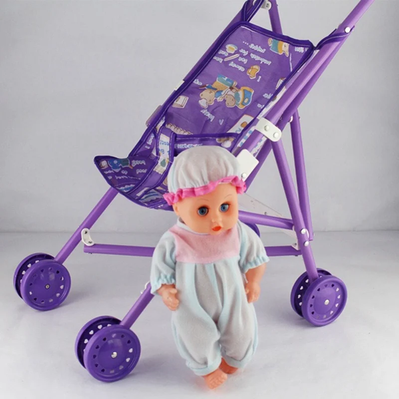 Пластиковая детская коляска, детская коляска, игрушка для ролевых игр, набор для детей, детская безопасность, уличные куклы, коляска, игрушка на колесиках