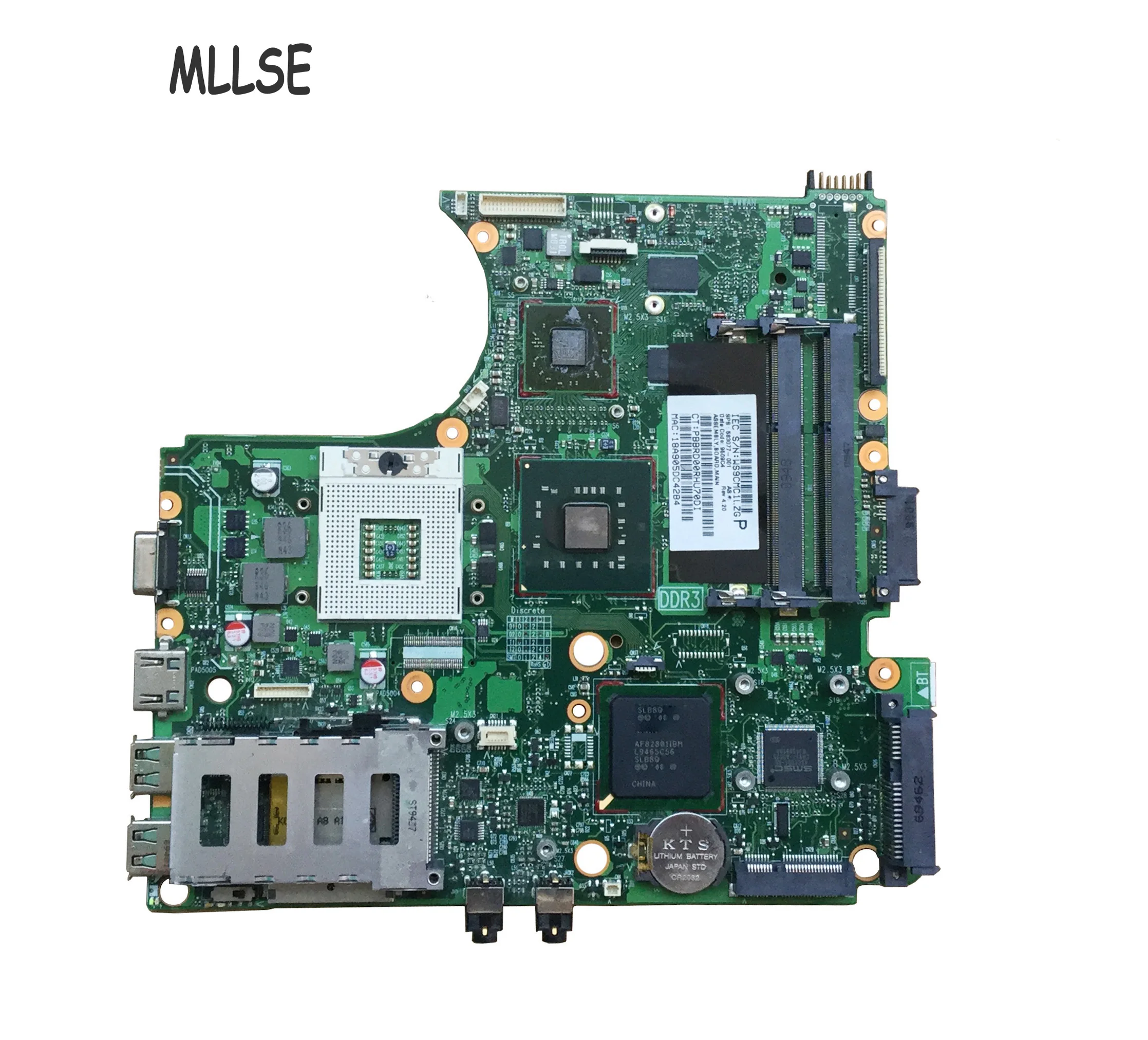 Материнская плата 583077 001 для ноутбука hp probook 4510S 4710S 4411S материнская PM45 DDR3 ATI graphics 100%