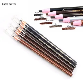 

60Pc Eyebrow Pencil Enhancer Waterproof Eye Brow Pen Peel off Paint Eyebrow Pencil Coffee Brow Pen Cosmetic Makeup Tools