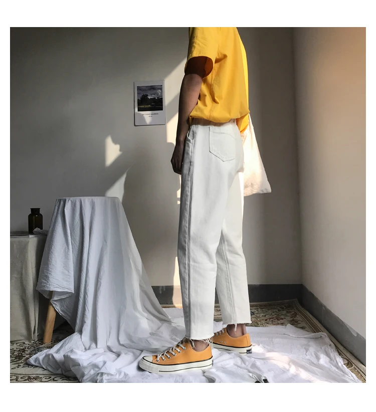 Liketkit мужские джинсовые штаны-шаровары новые осенние однотонные повседневные облегающие мужские джинсы корейские модные прямые синие брюки