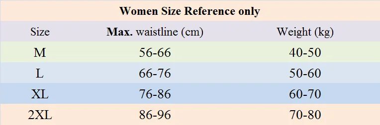women size