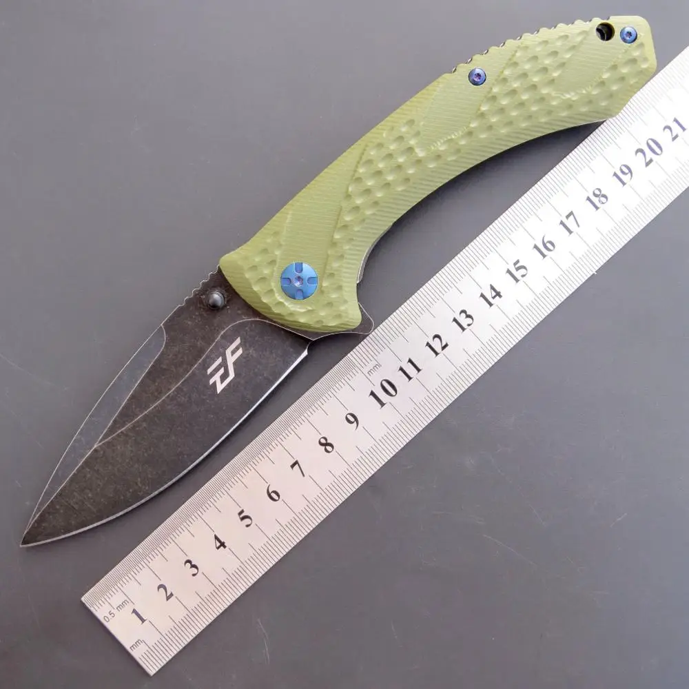 Eafengrow New EF927 Folding Blade knife D2 G10 Tactical Jackknife