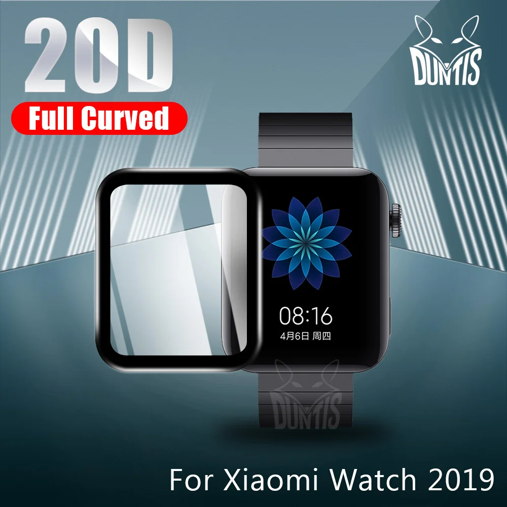 Защитная пленка 20D для Xiaomi Mi Watch 2019 с изогнутыми краями мягкая защитная экрана