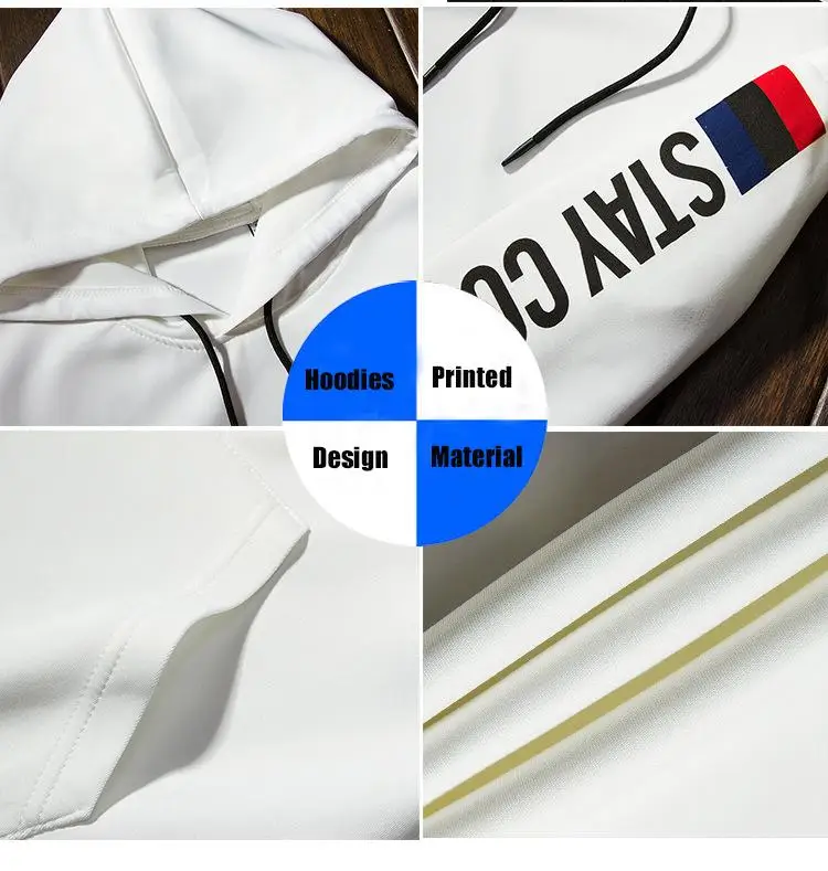 Lssige Mnner Frhling Herbst комплект с капюшоном herren Спортивная одежда короткие Gedruckt Schwei Anzug Манн Zwei кусок мужские фитнес kleidung