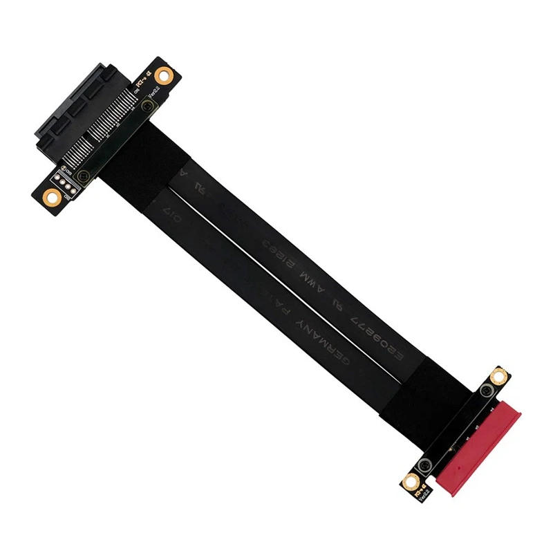 4х до 4х PCI-E Удлинительный кабель 180 градусов гибкий кабель адаптер конвертер