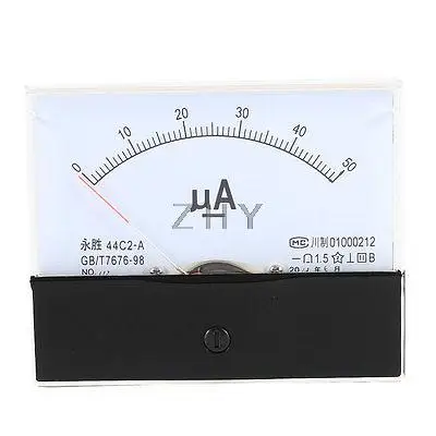 

44C2-A 0-50uA Fine Tuning Dial Current Tester Panel Ampere Meter