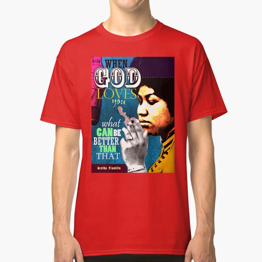 Aretha Franklin Inspirational Quote T shirt inspirational quote female soul singer gift for music lover pop art dorm | Мужская одежда