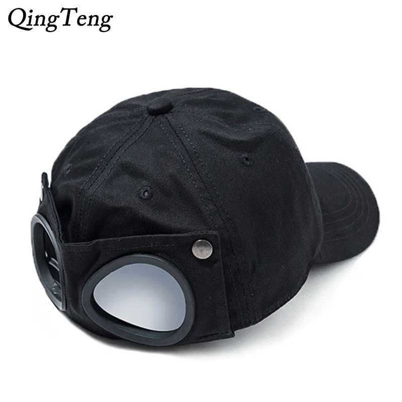 Pilot Glasses Baseball Cap Black Reverse Wearing Men's Caps Swag Women