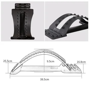 

1Pcs Spinal Deformer Back Massager Stretcher Fitness Massage Equipment Stretch Relax Stretcher Lumbar Support Spine Pain Relief