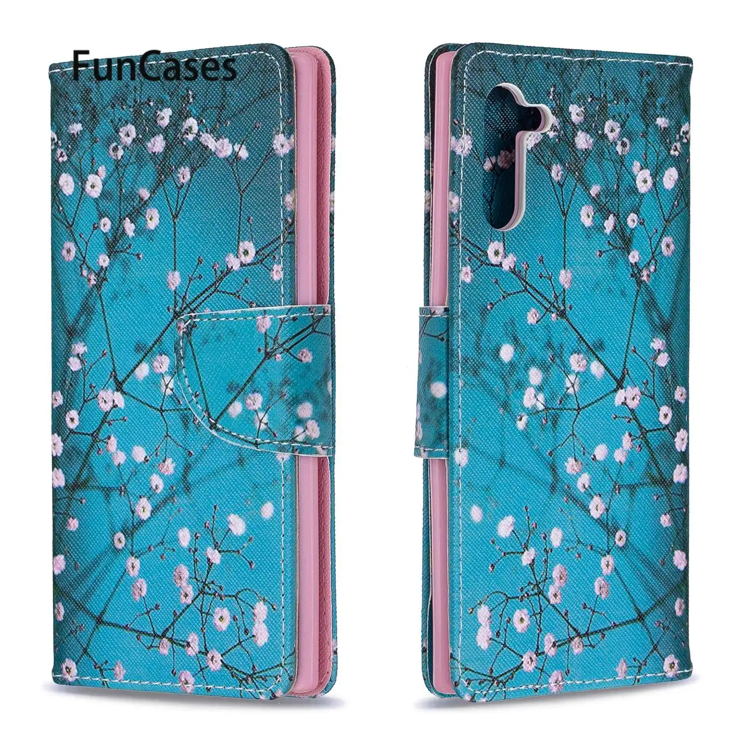 Smirk Del Telefono Accessorio Per Telefoon Samsung Nota 10 Cassa Del Telefono Del Gatto Sfor Samsung Galaxy Caso Nota 10 Capinha Flip Book Caso Casa