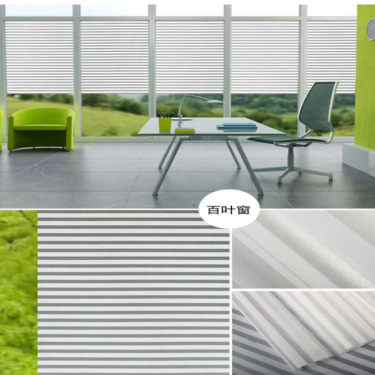 New Style PVC Self-Adhesive Waterproof Glass Film Window Sun-resistant Window Stickers Bathroom Glass Stickers Wholesale