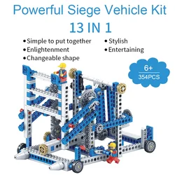 Kidsbits bloques de construcción ensamblados para niños, serie de máquinas mineras, juguetes para niños, regalo, STEM, juguete educativo DIY