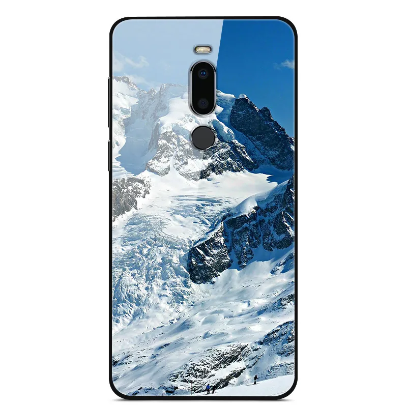 Чехол для Meizu M8, чехол из закаленного стекла «Планета космос», чехол из стекла для Meizu M8 M813H, чехол-бампер из ТПУ для Meizu M 8 M8 Shell - Цвет: 35