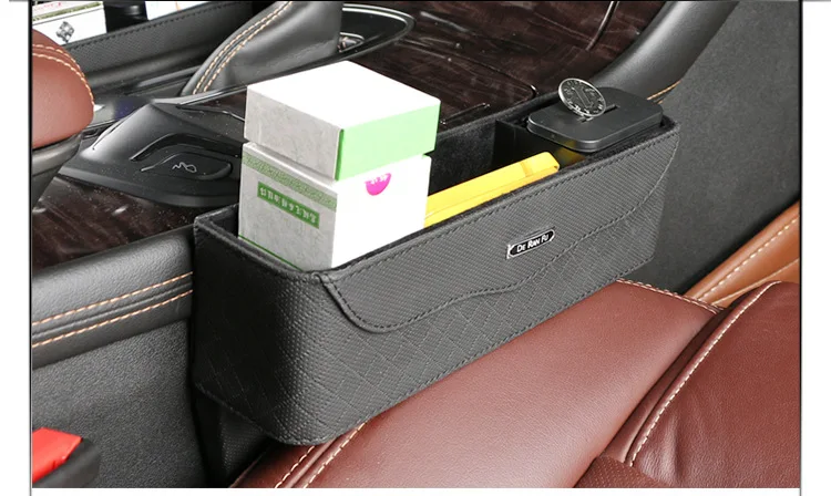 Cross Border Electricity Supplier to Natural Blessing Car Multi-functional Storage Box Car Seat Gap Glove Box Garbage Can Storag