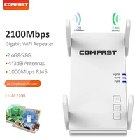 WIFI Extender 5GWIFI ripetitore 2100Mbps wireless router range amplificatore wireless wifi signal booster antenna dual band con WPS