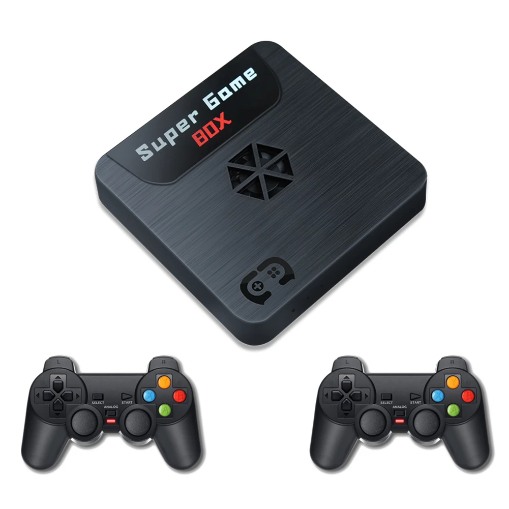 X5 Video Games Console Mini TV Box for PSP Built-in 9000+ Games For 3D Shooting Tekken Arcade PS Gaming With 2 Joystick Gamepad
