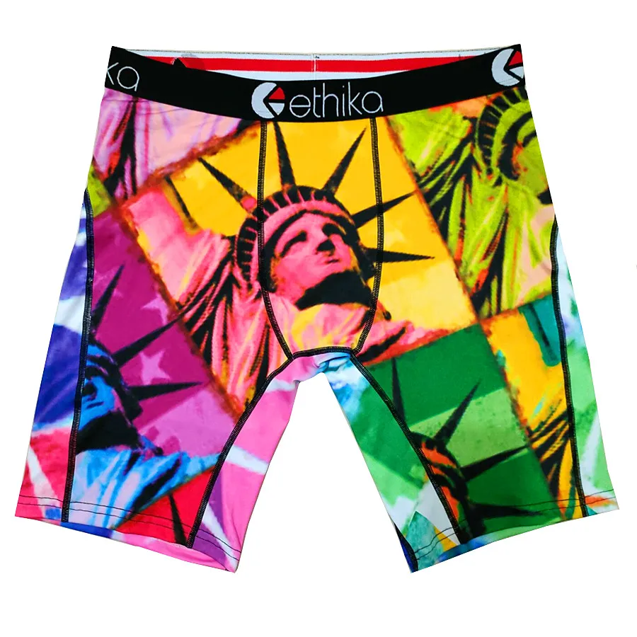 Мужские трусы брендовые в стиле хип хоп Спортивное нижнее белье мужские дышащие