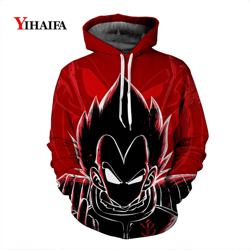 

Newest Dragon Ball Z 3D Sweatshirt Mens Womens Hoodies Vegeta Graphic Print Cartoons Pullover Tracksuit Pocket Casual Tops