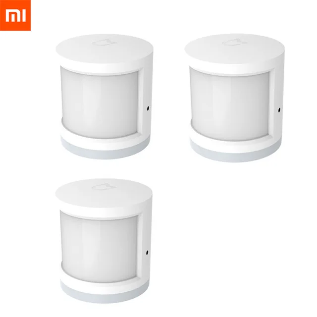 Xiaomi Aqara датчик тела и датчики интенсивности света, ZigBee wifi беспроводное соединение работает для xiaomi умный дом mijia Mi home APP - Цвет: 3 pcs mijia body