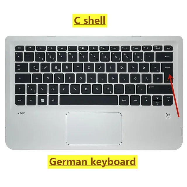 HP Pavilion x360 11-k 310 g1 g2 TPN-W112 ashell c shell d shell 