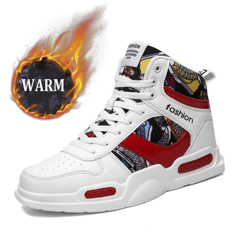 

Men'S Winter Sports Shoes High Top Gym Shoes Male Casual Sneakers Tenis Masculino Anti-skid Trainers Zapatos De Homber Fashion Sneakers