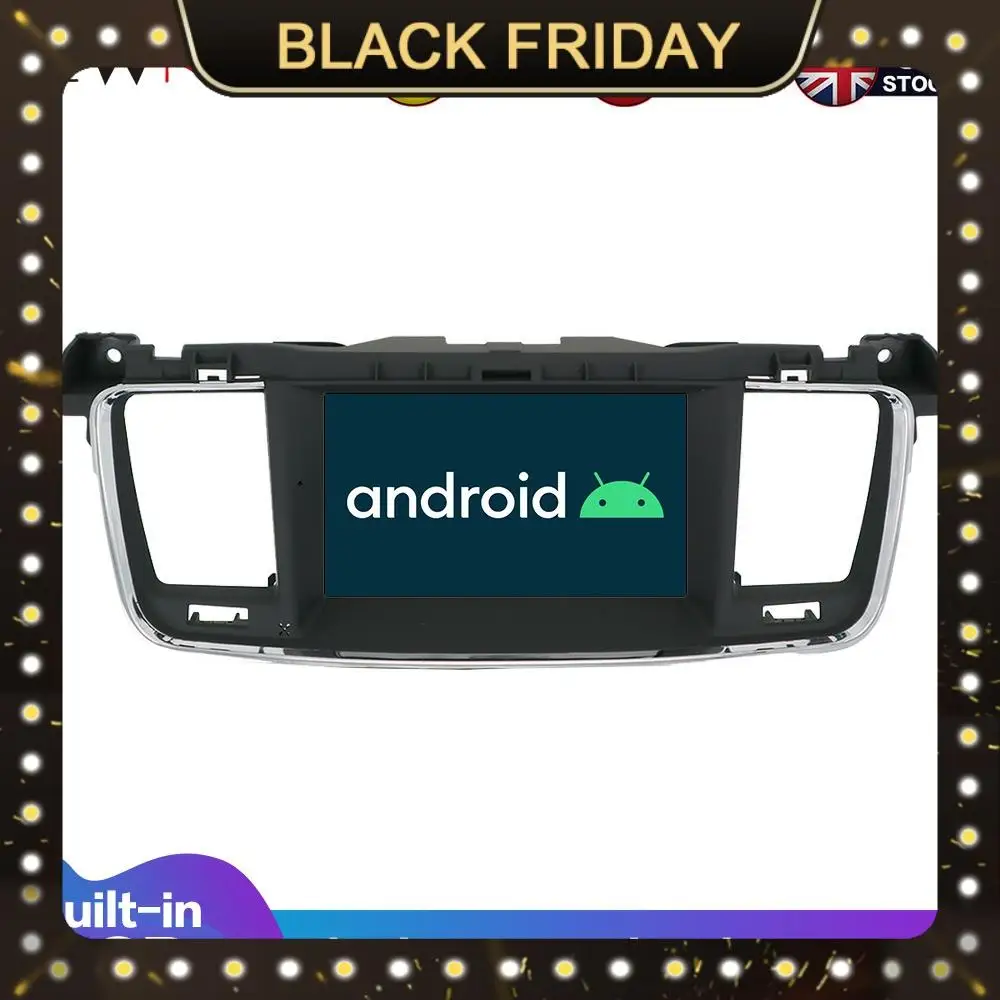 Автомобильный мультимедийный DVD плеер на Android 10 0 4 Гб + 64 ГБ радио для PEUGEOT 508 2011 2018