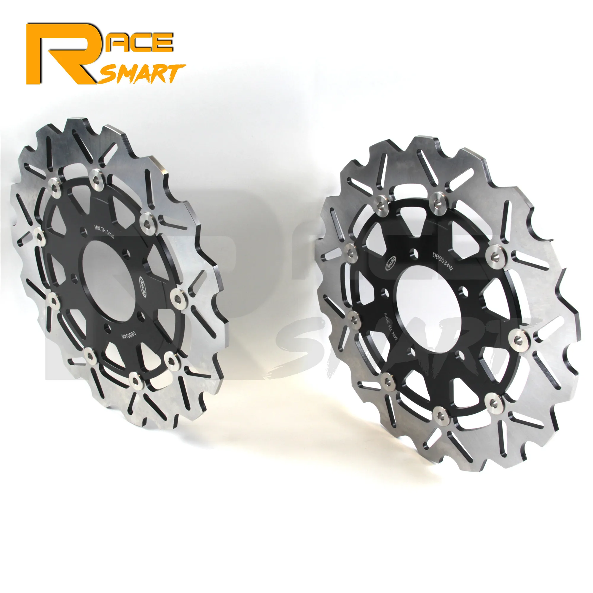 US $132.99 Front Brake Disk For KAWASAKI ER6F ER6N 20062015 Motorcycle CNC Floating Brake Disc Rotor ER6F ER6N 2007 2008 2009 20102014