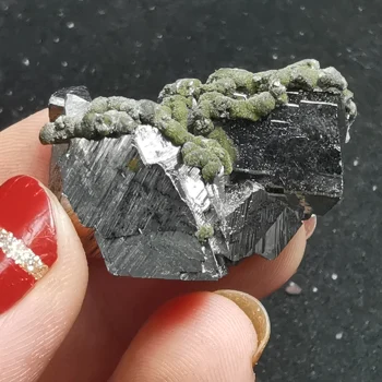 

27g.100% natural rare arsenopyrite mica crystal paragenetic cluster mineral crystal specimen stone decoration QUARTZ GEM