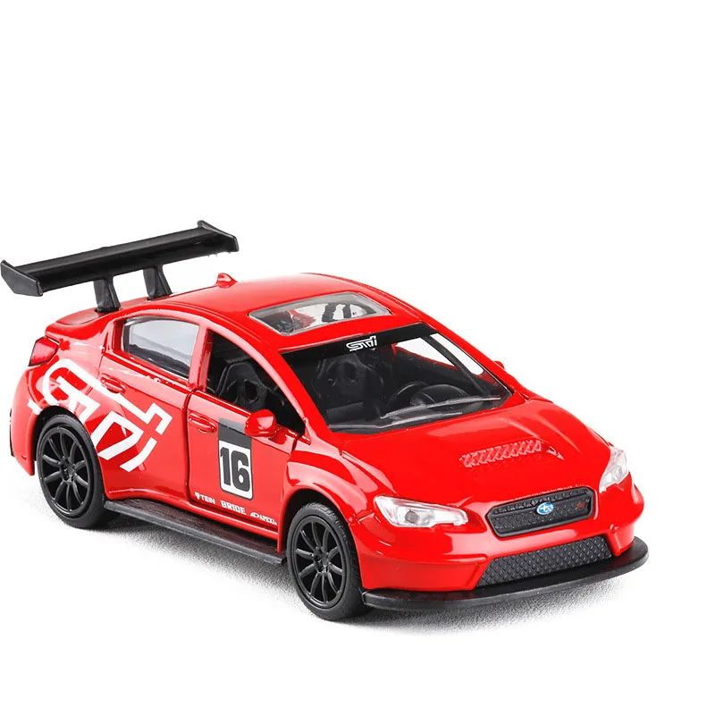 1/32 сплав литья под давлением WRX STI игрушечные модели машин оттяните Назад металлический литой автомобиль игрушки для детей рождественские подарки