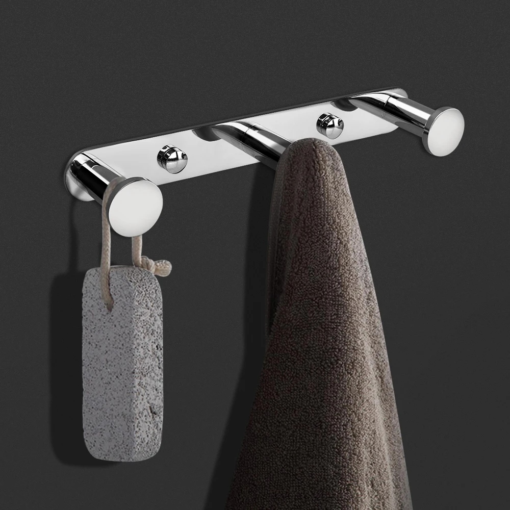 

Towel Hook Robe Hook Coat Hook Wall Hook 304 Stainless Steel Mirror Chrome Polished Wall Mount Bathroom Kitchen Door Hook