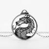 Punk Dragon Necklace Mortal Kombat Pendants Necklaces Men Women Fashion Accessories Link Chain Charm Choker Gift ► Photo 2/5