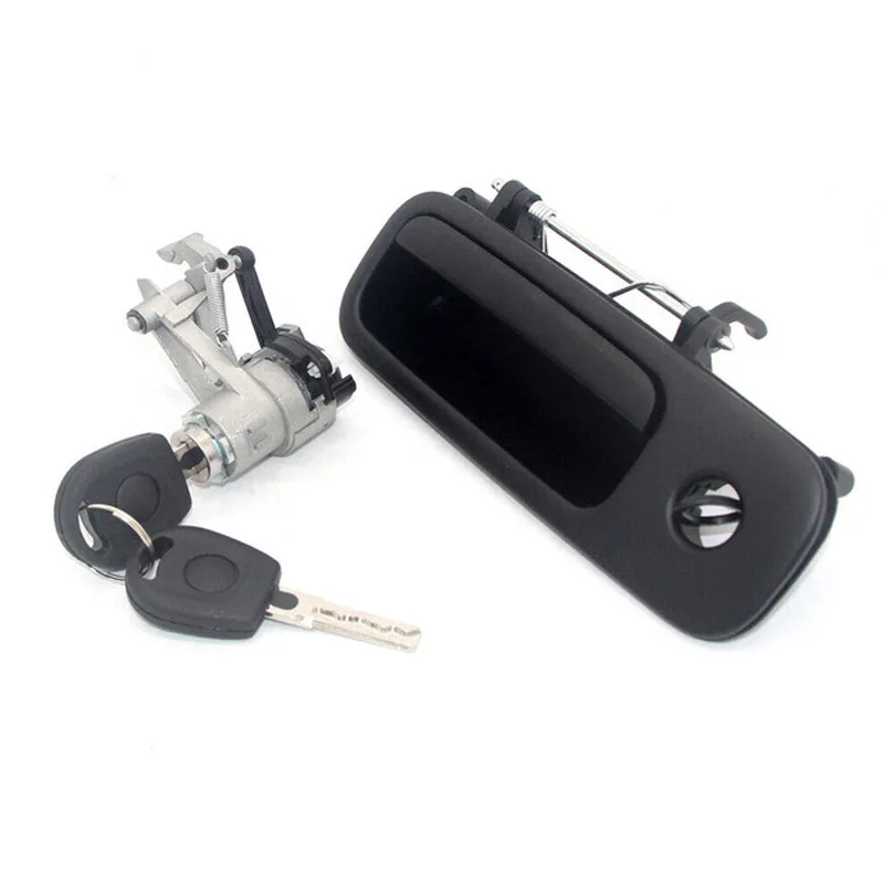 Фото Задняя внешняя дверная ручка с замком для GOLF IV Lupo Seat Arosa 1997-2006 1J6827297G 1J6827565B №5