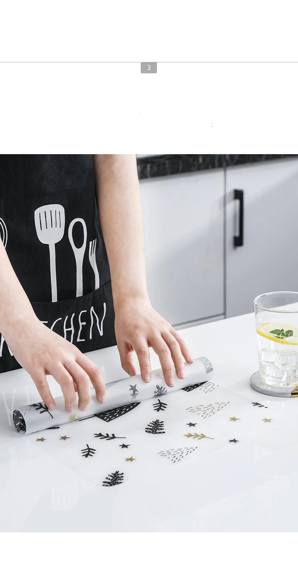 Прозрачный стол коврик масло для кухни-стойкий изоляционный коврик бытовой складной дезактивационный подстаканник промытый Западный