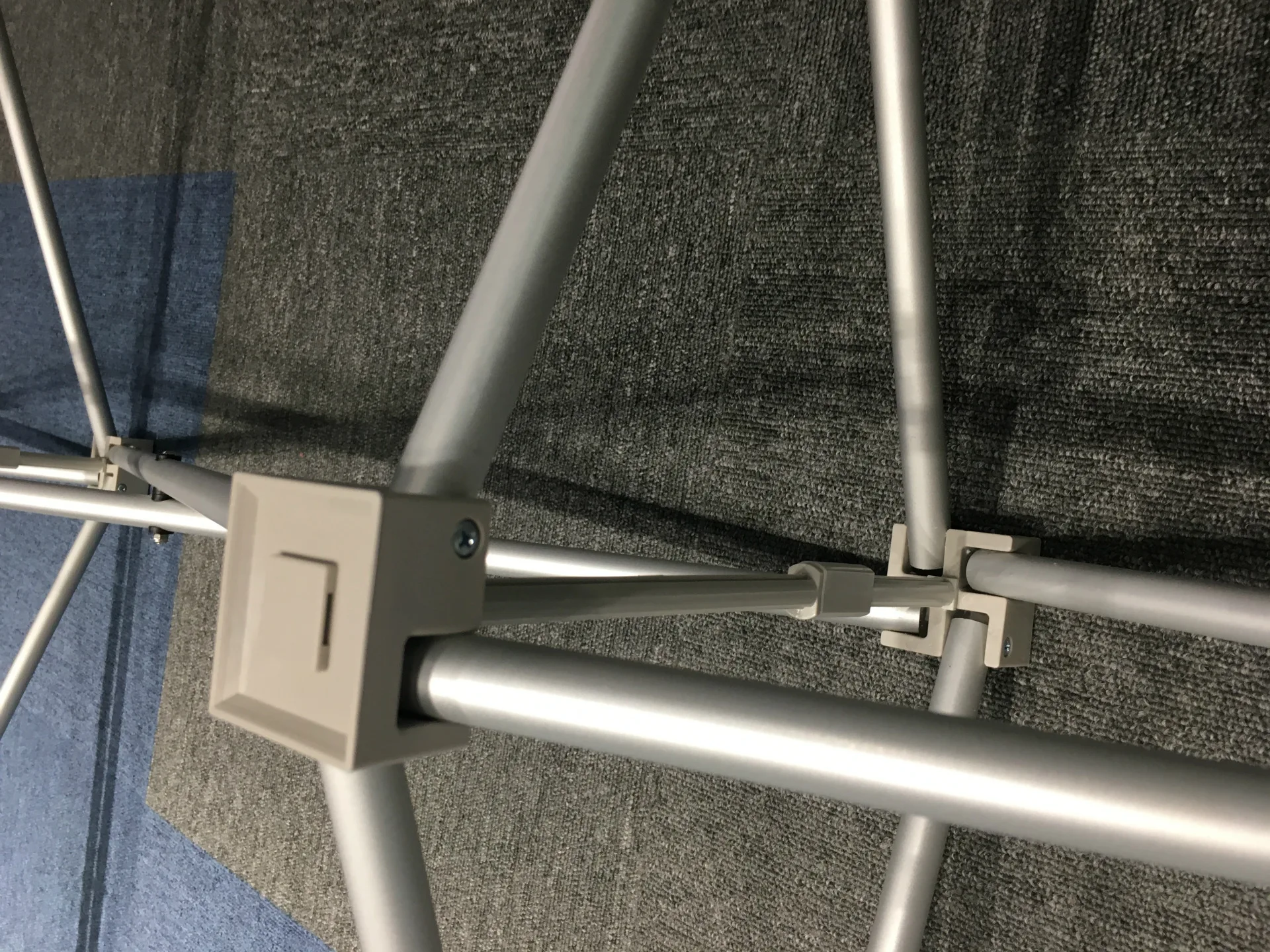 Marco de soporte plegable de pared de flores de aluminio para telones de fondo de boda Banner recto exhibidor soporte de exhibic