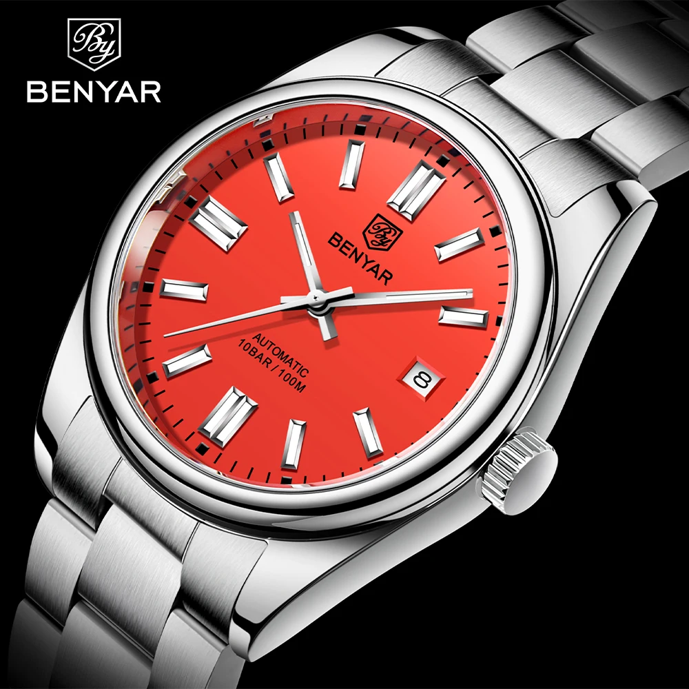 BENYAR2021LuxuryAutomaticWatchesSportsStainlessSteelMen