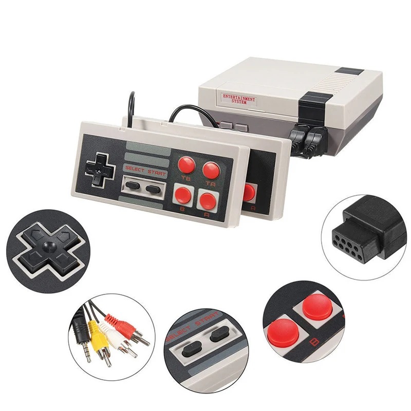 Встроенные 500 игры для дропшиппинг Ретро Классический Ручной игровой плеер Мини ТВ игровая консоль игрушки подарок