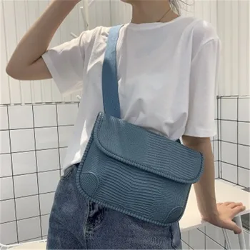 

Simple Solid Color Crossbody Bags for Women 2020 Summer PU Leather Messenger Bag Female Handbags and Purses Ladies Hand Bag