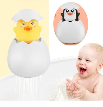 

Creative baby water spray small yellow duck shower toy penguin yellow duck children bath water bathing bath toys