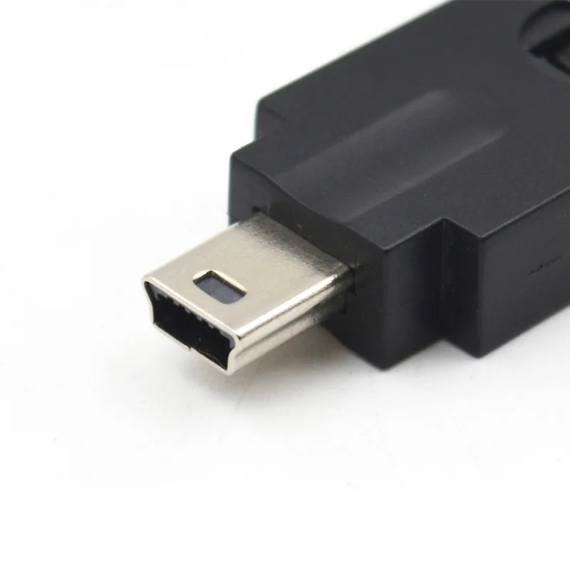 Мини-usb Мужской к USB Женский Конвертер Разъем синхронизированный для передачи данных OTG адаптер для автомобиля AUX MP3 MP4 планшеты телефонов u-диск