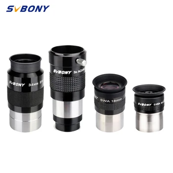 

SVBONY Wide Angle 72 Deg Series Aspheric Eyepiece with 3X Barlow Astronomical Telescope Accessory Kit (9mm 18mm 34mm 3X Barlow L