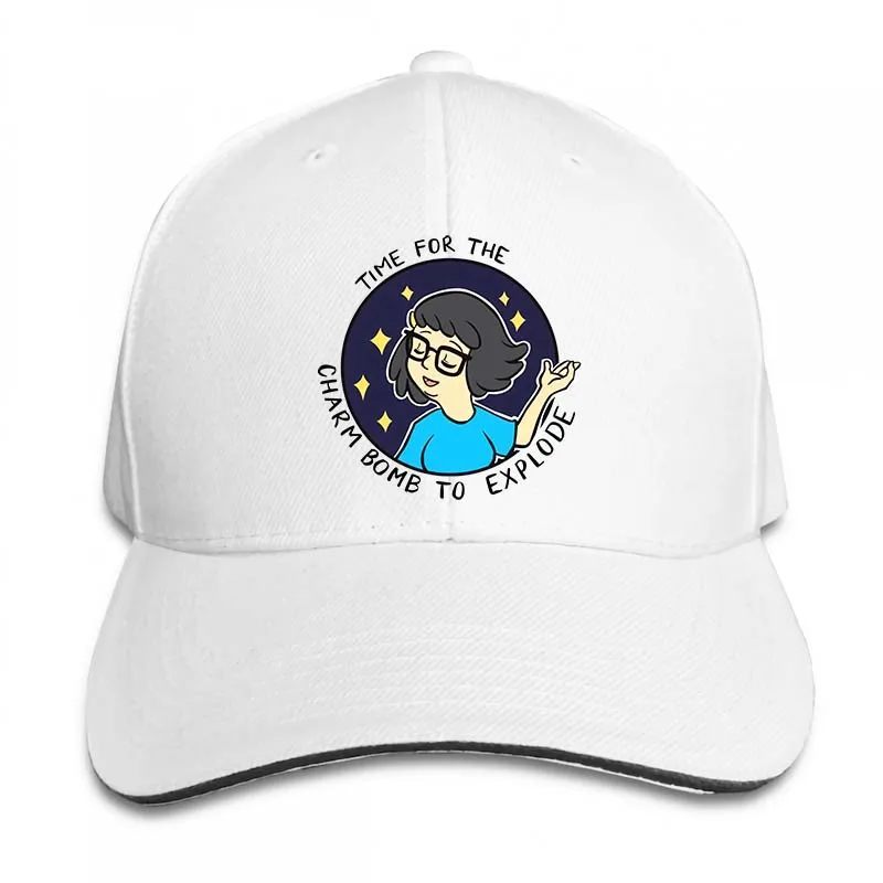 Tina Belcher butts бейсбольная кепка для мужчин и женщин, Кепка-Дальнобойщик, модная Регулируемая Кепка - Цвет: 2-White